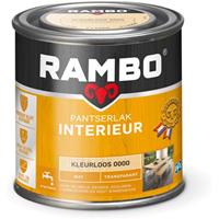 Rambo pantserlak interieur transparant mat kleurloos 250 ml