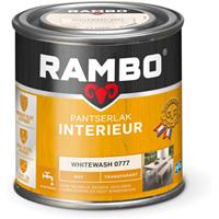 Rambo pantserlak interieur transparant mat whitewash 250 ml