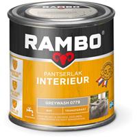 Rambo pantserlak interieur transparant mat greywash 250 ml
