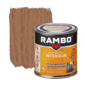 Rambo pantserlak interieur transparant mat vergrijsd noten 250 ml