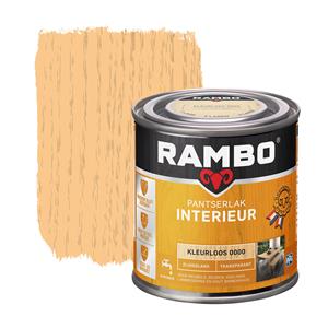 Rambo pantserlak interieur transparant zijdeglans kleurloos 250 ml