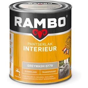 Rambo pantserlak interieur transparant zijdeglans greywash 250 ml