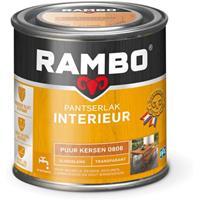 Rambo pantserlak interieur transparant zijdeglans puur kersen 250 ml