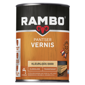 Rambo pantser vernis zijdeglans kleurloos 250 ml