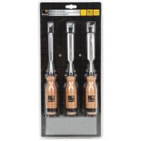 Sencys houtbeitelset met slijpsteen hout