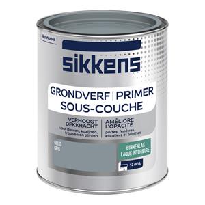 Sikkens binnenlak grondverf grijs 750 ml