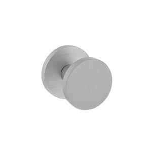 Voordeurknop Rond Ø55 mm éénzijdige montage aluminium