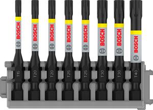 Bosch 2608522329 8 Delige Impact control bits - T15 / T20 / T25 / T30 / T40