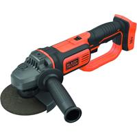 Black & Decker 18V Winkelschleifer, 125mm, 1x 4,0 Ah Akku, 400 mA Ladegerät, Softtasche - BCG720M1-QW