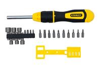 Stanley handgereedschap Multibit Schroevendraaier met Ratel 20-delig - STHT0-62574