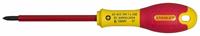 Stanley handgereedschap FatMax Schroevendraaier Phillips VDE PH0 X 75mm - 0-65-414