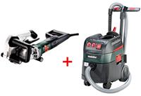 METABO Mauernutfräse MFE 40 + Allessauger ASR 35 L ACP Set (691058000); + 2 Diamant-Trennscheiben Classic UC; Kunststoffkoffer