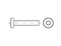 Lenskopschroeven M5 20 mm Torx DIN 7985 RVS A2 500 stuks toolcraft 1068732
