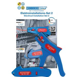 Striptang incl. kabelmes Geschikt voor Kabel met PVC-isolatie 0.2 tot 6.0 mm ² Weicon No S 4 + No 5 52881002