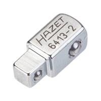 HAZET Durchsteck-Vierkant 6413-2 - Vierkant massiv 10 mm (3/8 Zoll) - Vierkant massiv 6,3 mm (1/4 Zoll)