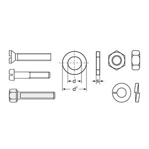 803596 Combi-schroeven assortiment navulverpakking 3000 onderdelen