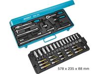 Hazet 888ZN Dopsleutelset Metrisch 3/8 (10 mm) 58-delig