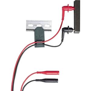 gossenmetrawatt Sicherheits-Messleitungs-Set [Prüfspitze - Buchse 4 mm] Schwarz, Rot