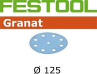 Festool STF D125/8 P80 GR/50 Schuurpapier Granat 497167