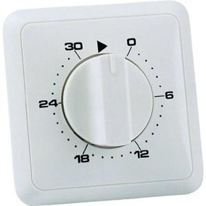 Wallair 20100249 Unterputz-Timer analog Tagesprogramm 30 min 3680W IP20 2polig