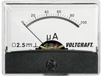 Voltcraft AM-60X46/100ÂµA/DC Inbouwmeter AM-60X46/100ÂµA/DC 100 ÂµA Draaispoel