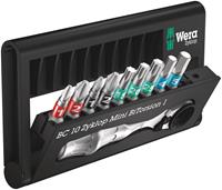 wera Bit-Check 10 Zyklop Mini BiTorsion 1 Bit-Set 10teilig Kreuzschlitz Phillips, Kreuzs