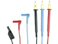 gossenmetrawatt Gossen Metrawatt KS29 Veiligheidsmeetsnoerenset Testpunt Stekker 4 mm Zwart, Blauw, Rood 1 stuk(s)