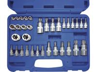 kunzer Steckschlüsseleinsatz-Set 1/2  (12.5 mm), 3/8  (10 mm), 1/4  (6.3 mm)