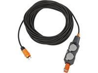 Brennenstuhl Powerblock mit Verlängerungsleitung / Verteilersteckdose 4-fach (10m Kabel) - 916210016