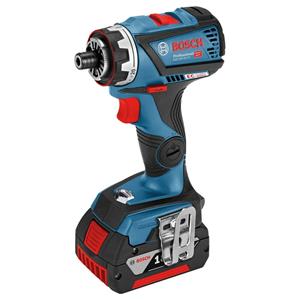 Accuschroefboormachine Bosch GSR 18V-60 FC + GFA18M zonder accu, incl. koffer 18 V Li-ion