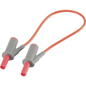 Hochflexible Sicherheits-Messleitung [Lamellenstecker 4mm - Lamellenstecker 4 mm] 25.00cm Rot MSB-50 X958481 - Voltcraft