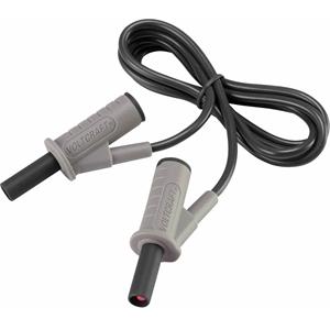 Veiligheidsmeetsnoer [Banaanstekker 4 mm - Banaanstekker 4 mm] 1 m Zwart Voltcraft MSB-501