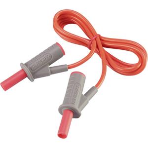 Voltcraft MSB-501 Veiligheidsmeetsnoer [Banaanstekker 4 mm - Banaanstekker 4 mm] 1.00 m Rood 1 stuk(s)