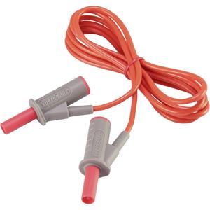 VOLTCRAFT MSB-501 Veiligheidsmeetsnoer [Banaanstekker 4 mm - Banaanstekker 4 mm] 1.50 m Rood 1 stuk(s)