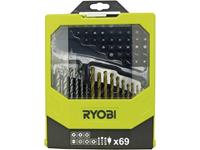 Boor en bit assortiment Ryobi RAK69MIX 5132002687