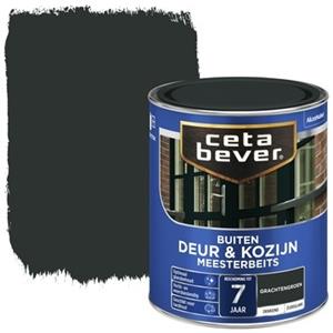 CetaBever meesterbeits deur & kozijn dekkend grachten groen zijdeglans 750 ml