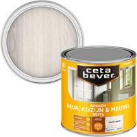 CetaBever binnenbeits deur, kozijn en meubel transparant white wash zijdeglans 250 ml