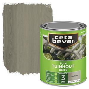 CetaBever tuinhoutbeits transparant licht grijs zijdeglans 750 ml