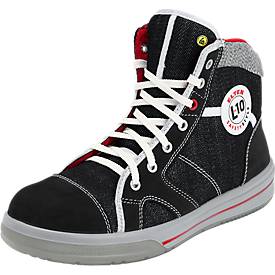 ELTEN - Sicherheitsschnürstiefel SENSATION Mid ESD S2,  schwarz/grau