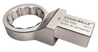 STAHLWILLE - Ring-Einsteckwerkzeug 732/100, 36mm, für Werkzeugaufnahme 22x28mm