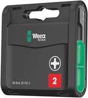 Wera Bit-Box 20 PH 20-delige Bitset - Philips - PH2