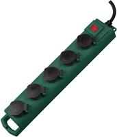 Brennenstuhl Super-Solid 1159910215 Outdoor Power Strip, x5 Schuko, 5m