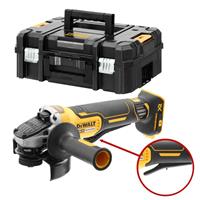 DeWalt DCG406NT 18V Li-Ion accu Haakse slijper body in TSTAK - 125mm - koolborstelloos