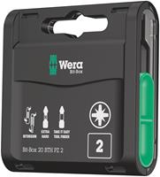 Wera Bit-Box 20 BTH PZ 20-delige Bitset - Pozidriv - PZ2