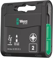 Wera Bit-Box 20 BTZ PZ 20-delige Bitset - Pozidriv - PZ2