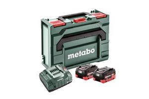 metabo Basis-set 18V LiHD 2x Accu 8.0 Ah, 1x lader ASC Ultra 685131000