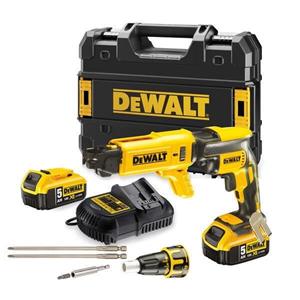 DeWALT DCF620P2K-QW Akku-Schnellbauschrauber 18 V inkl. 2x 5,0 Ah XR Li-Ion-Akkus / Magazinvorsatz / T-STAK Box DeWALT - 2308