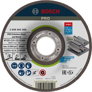 Bosch 3-in-1-Scheibe 115mm, Trennscheibe