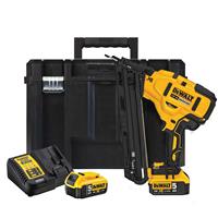 Dewalt DCN650P2-QW 18V XR Li-ion Brushless 15Ga DA Tacker met accu, lader en koffer