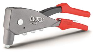 Novus Popnagel pistool N-20 grijs en rood